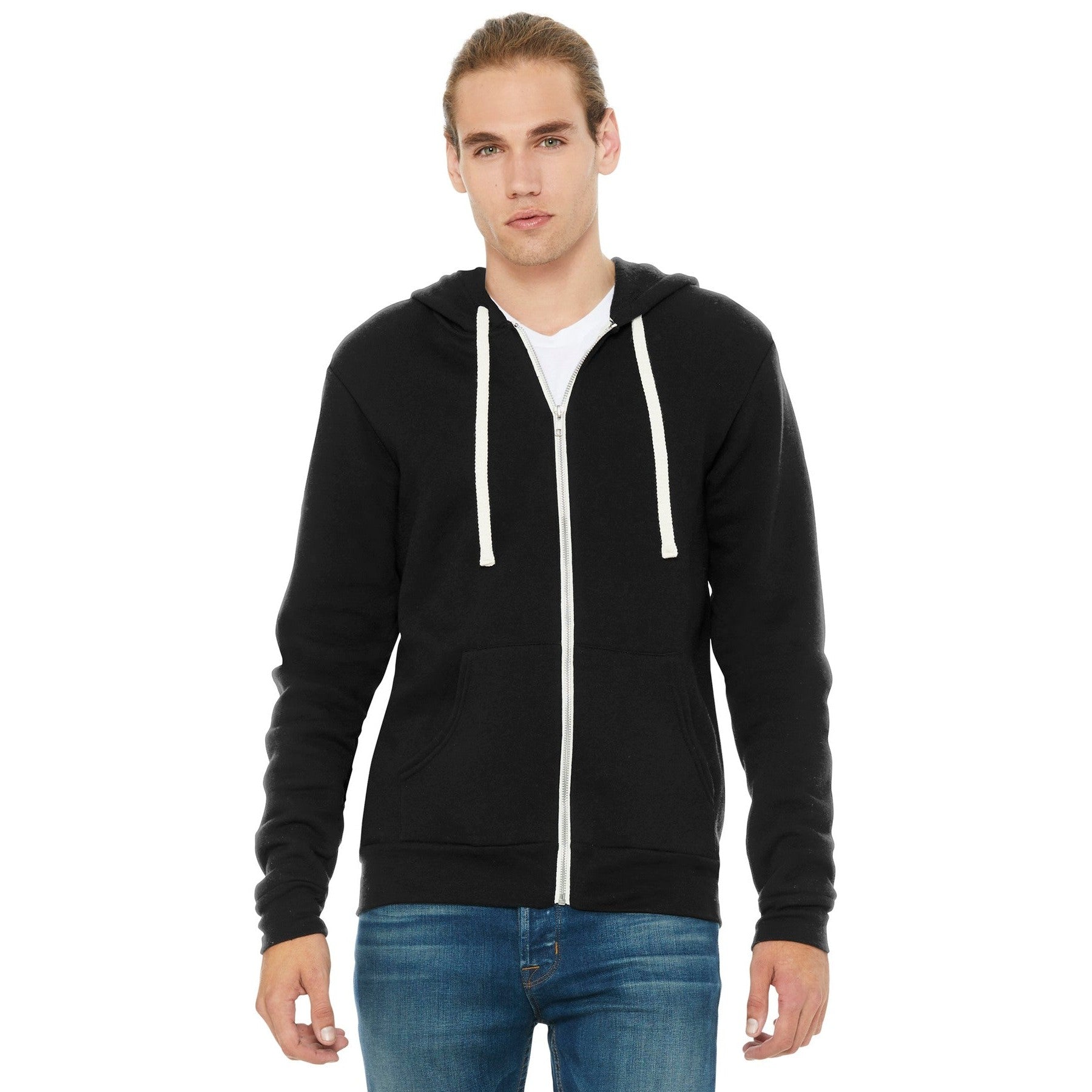 Bella + Canvas-BELLA+CANVAS ® Unisex Triblend Sponge Fleece Full-Zip Hoodie. BC3909-MedTech-4